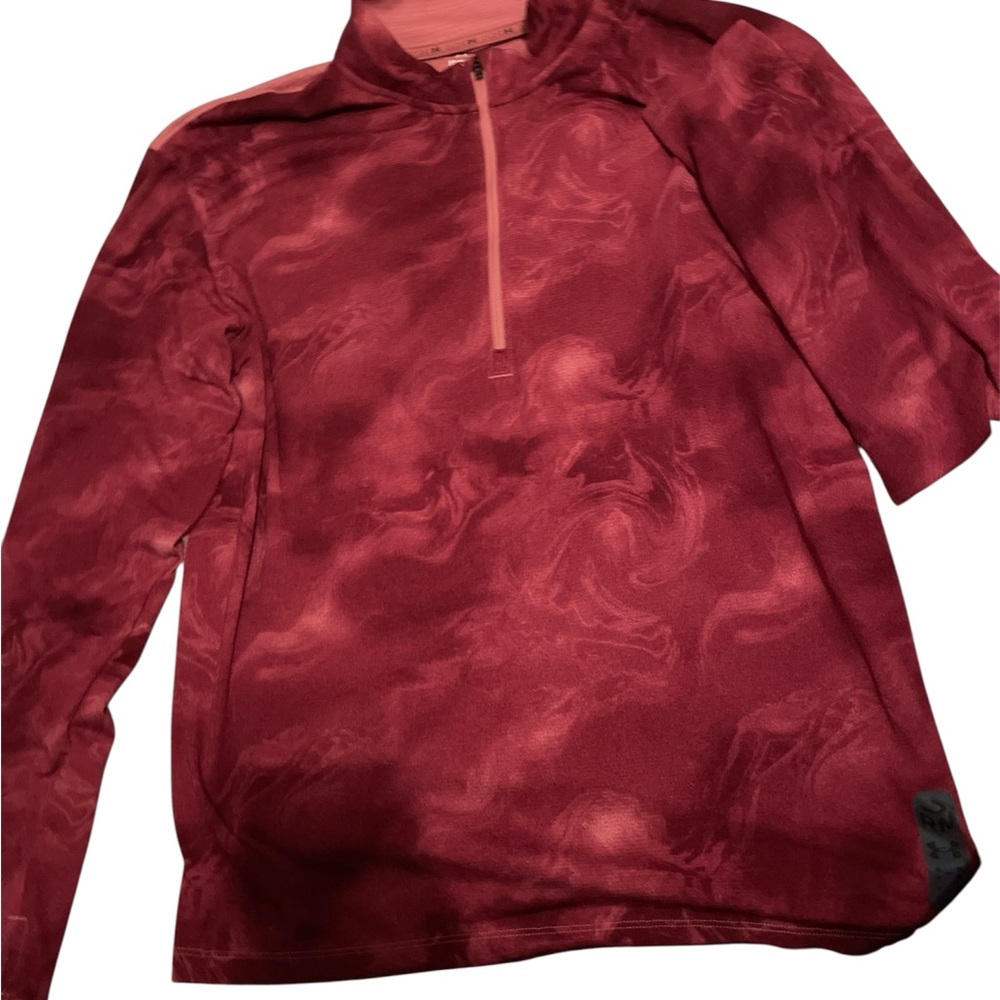 Under Armour Women's Maroon Half-Zip Pullover Sweatshirt
